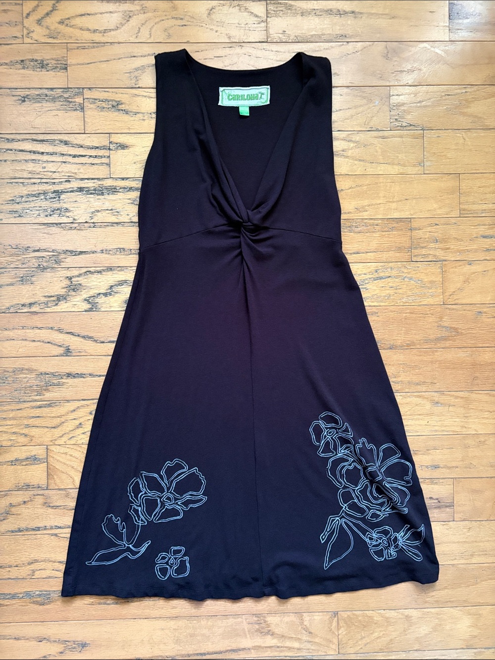 Cariloha Brown Bamboo Genesis Dress